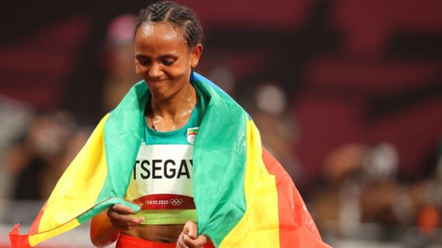 Abbaan riikardii fiigicha mana keessaa 1500m Gudaaf Tsaggaay Olompikii Tookiyootti 5000m'n sadaffaa baate