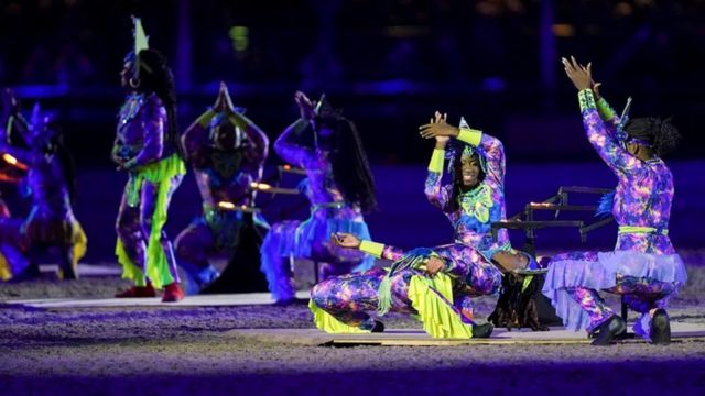 Windsor, Berkshire, UK. 15th May, 2022. Northern Ireland dancers Emerald  Storm. Crowds were thrilled to watch the Platinum Jubilee Celebration this  evening in the presence of Queen Elizabeth II. The theatrical event