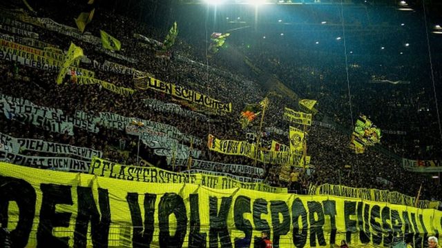 Des supporters du Borussia Dortmund