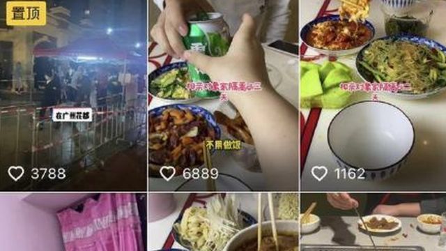 सामाजिक सञ्जाल प्रयोगकर्ताहरू वाङले प्रेषित गरेका भिडिओ हेरेर रमाए