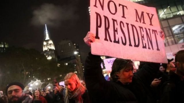 An yi zanga-zangar kyamar Trump