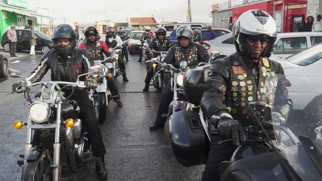 South Africa's black motorbike clubs - BBC News