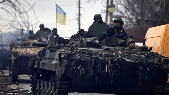 Những cỗ xe tăng của Ukraine