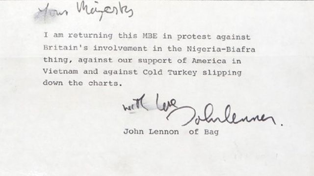 Lennon letter