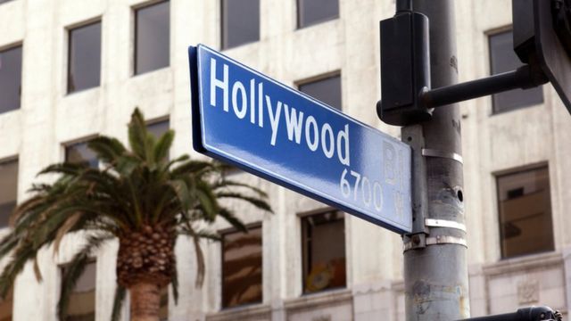 Placa de rua em Los Angeles