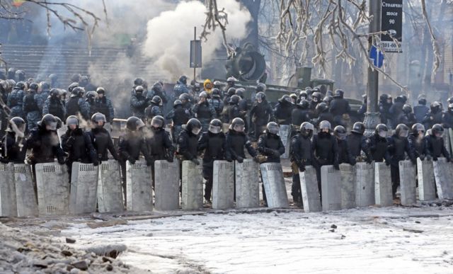 "Беркут" на ул. Грушевского