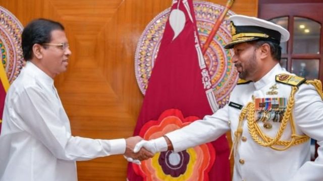 ට්රැවිස් සින්නයියා ජනාධිපති අතින් පත්වීම් ලද අවස්ථාව