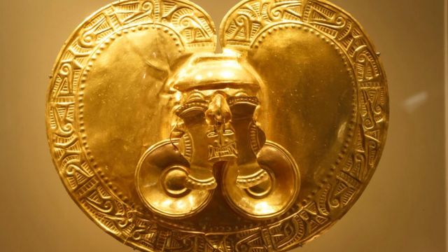 Pieza del Museo del Oro de Bogotá.