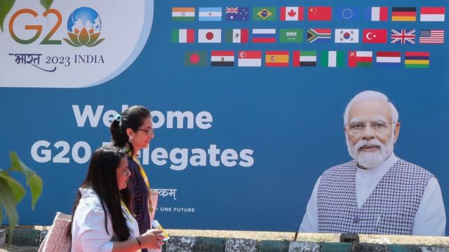 印度总理莫迪对依靠此次G20峰会提升国家形象寄望甚高。(photo:BBC)