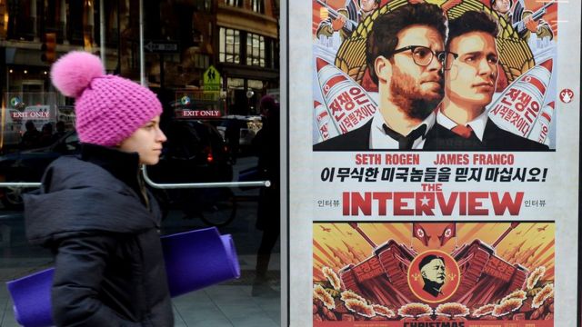 Poster for Sony Pictures film, The Interview