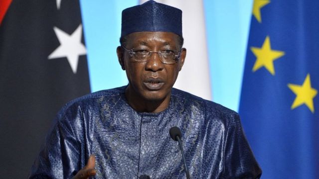 Taliska militariga waxay sheegeen in Idriss Déby uu u dhintay dhaawac kasoo gaaray dagaalka jiidda hore