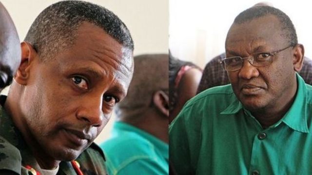 Col Tom Byabagamba na Frank Rusagara bahakana ibyaha baregwa