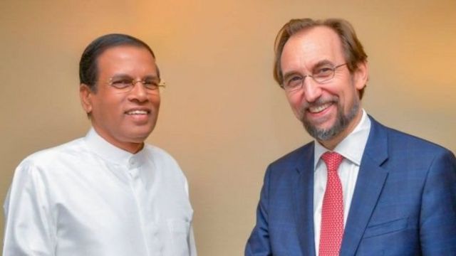 ශ්රී ලංකා ජනාධිපතිවරයා සහ මහ කොමසාරිස්වරයා හමු වූ අවස්ථාවක්