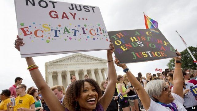 Gay Marriage Us Supreme Court Rules Same Sex Marriages Legal Nationwide Bbc News