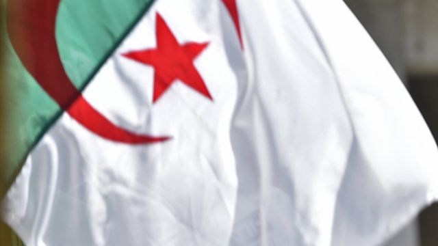 الجزائر علم علم الجزائر