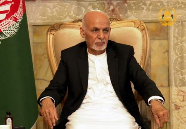 Ashraf Ghani yahunze ku wa Mungu igihe aba Taliban bariko barigarurira umugwa mukuru Kabul