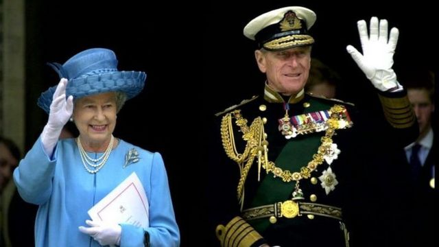 Queen Elizabeth and Prince Philip.