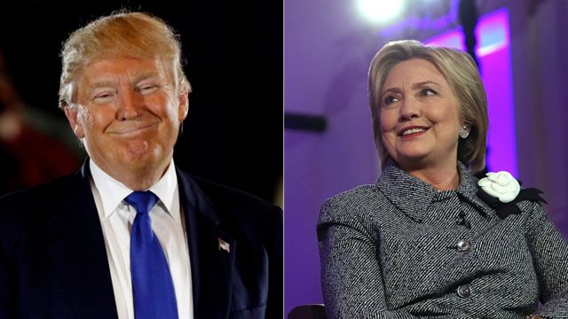 トランプ、クリントン両氏はそれぞれ共和党、民主党の最有力候補となっている