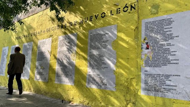 Mural de desaparecidos