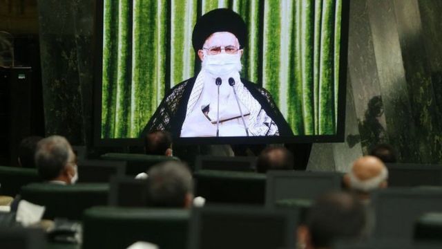 نمایندگان مجلس در دیدار تصویری با رهبر ایران