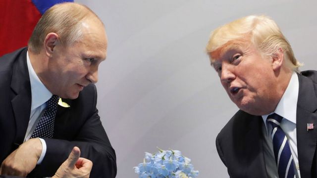Владимир Путин, Дональд Трамп, встреча на G20 7 июля 2017