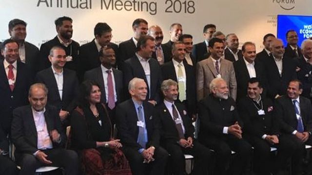 మోదీతో భారతీయ ప్రతినిధుల బృందం