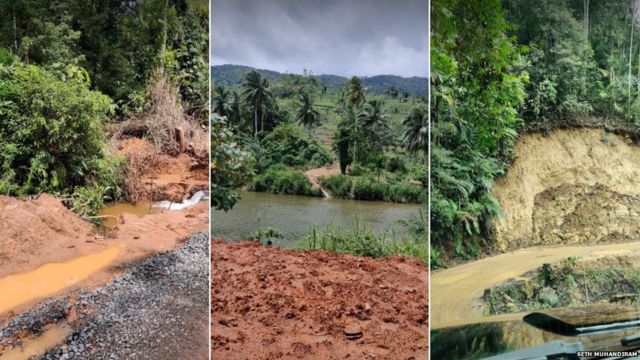 Sinharaja road development project