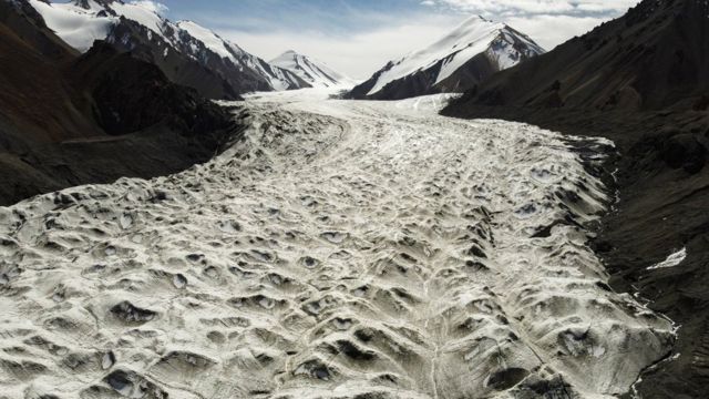 Таяние ледников в Китае