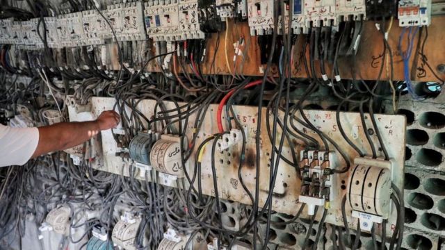 شبكة كهرباء في لبنان