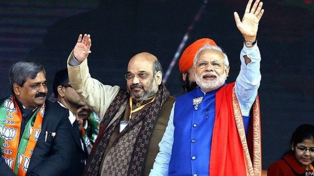 नरेंद्र मोदी और अमित शाह
