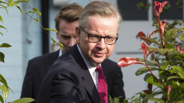 Министр юстиции Великобритании Майкл Гоув