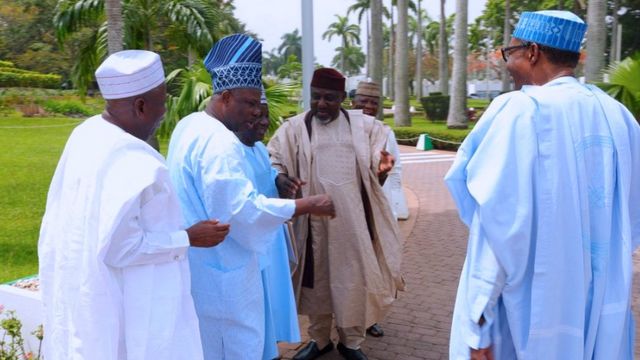 Aare Buhari ati awon Gomina kan