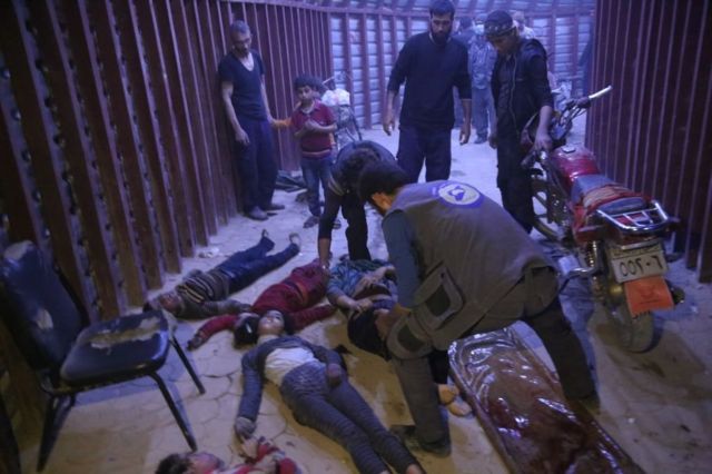 جثث أطفال سوريين