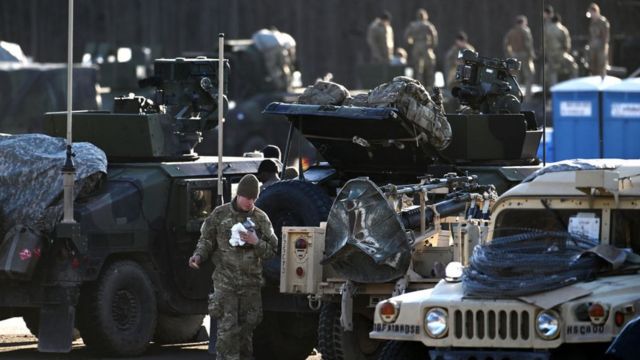 Soldados de EE.UU. en Polonia se movilizan ante una posible crisis de refugiados desde Ucrania