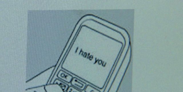 "I Hate You" on a computer screen