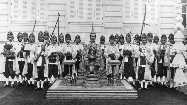 พระราชพิธีบรมราชาภิเษกพระบาทสมเด็จพระปกเกล้าเจ้าอยู่หัว รัชกาลที่ 7 เมื่อวันที่ 25 กุมภาพันธ์ พ.ศ. 2469