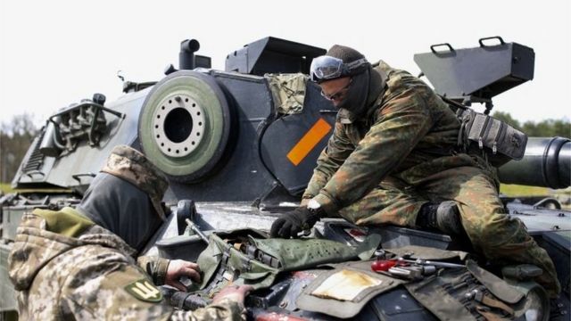 Українські військові на навчальній базі бундесверу