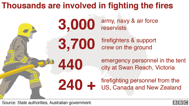Australia Fires What S Being Done To Fight The Flames Bbc News