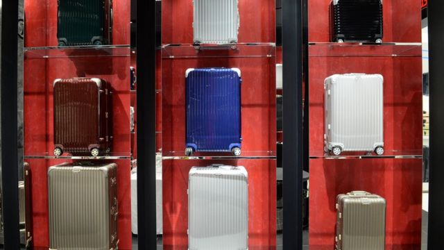 A Rimowa luggage store in New York on Wednesday, October 5, 2016. LVMH, the  French luxury group, will buy an 80 percent stake in the German luggage  manufacturer Rimowa for $716 million.