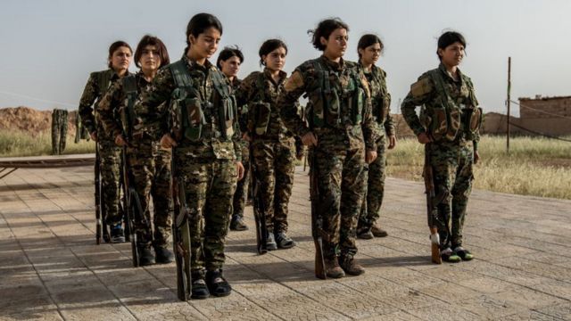Milicia del YPG.