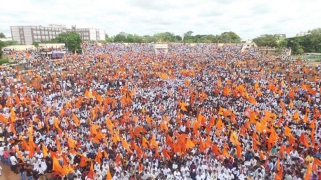 महाराष्ट्र में मराठा समुदाय का प्रदर्शन