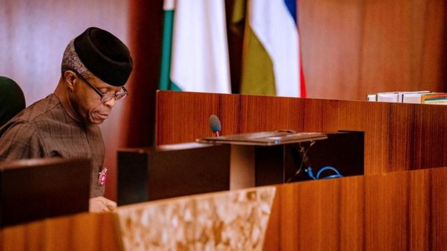 Osote onyeisiala Yemi Osinbajo