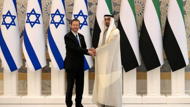 زيارة الرئيس الإسرائيلي لدولة الإمارات