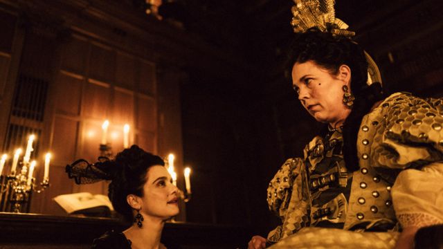Rachel Weisz and Olivia Colman in The Favourite