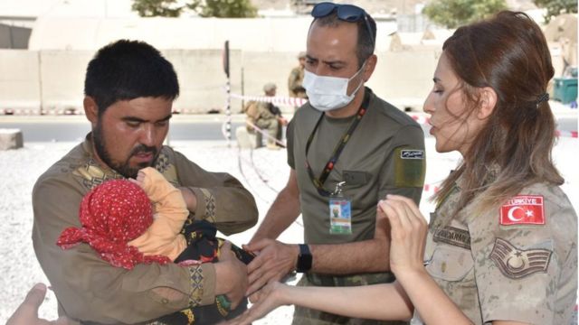 Kabil Havalimanı'ndaki Türk askerleri