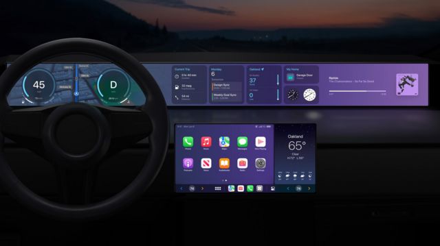 با نرم‌افزار جدید اپل می‌توان بخش‌های مختلف خودرو را کنترل کرد