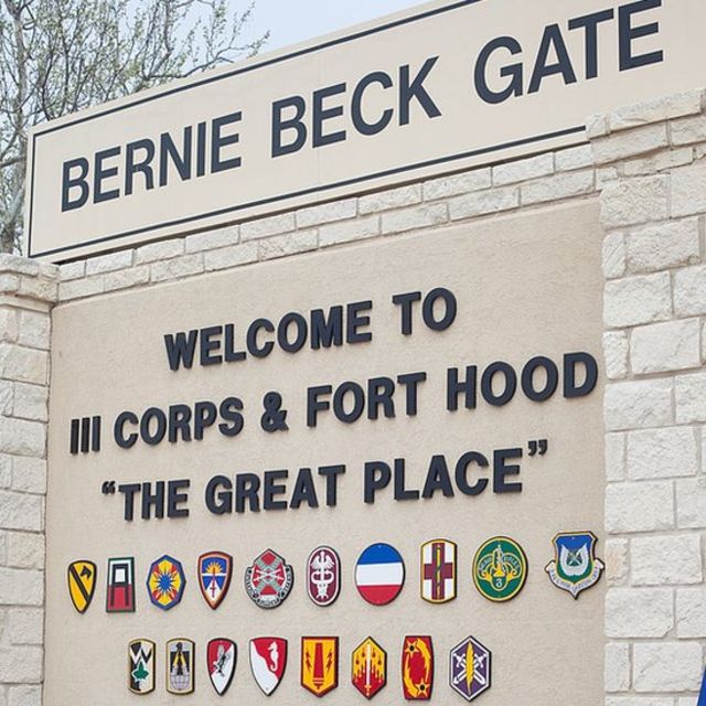 entrada de Fort Hodd en texas