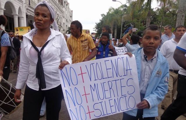 Marcha por la muerte de Ana Medina