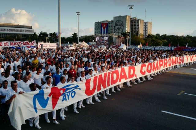 Marcha en Cuba en 2019