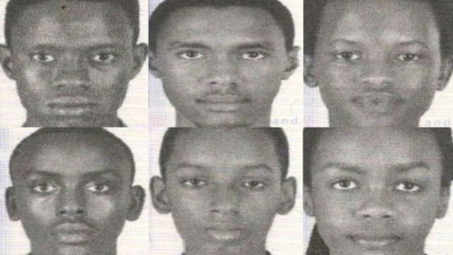 Les photos des six jeunes membres de l'équipe burundaise de robotique publiées par la police américaine